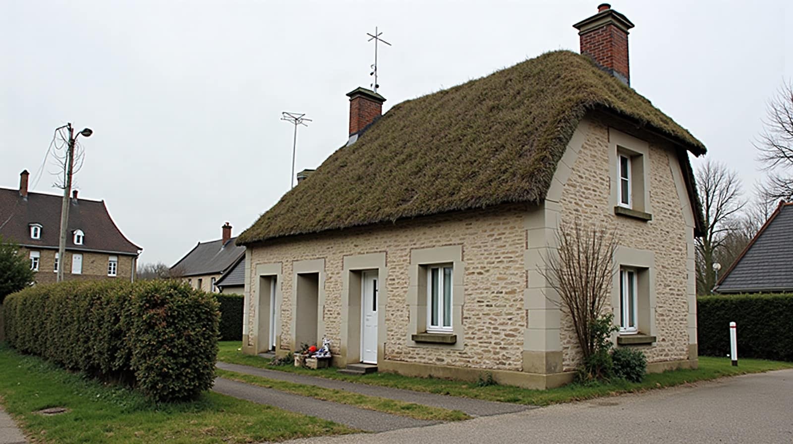 Changé : une commune de l'agglomération lavalloise où l'ardoise domine encore les toitures anciennes