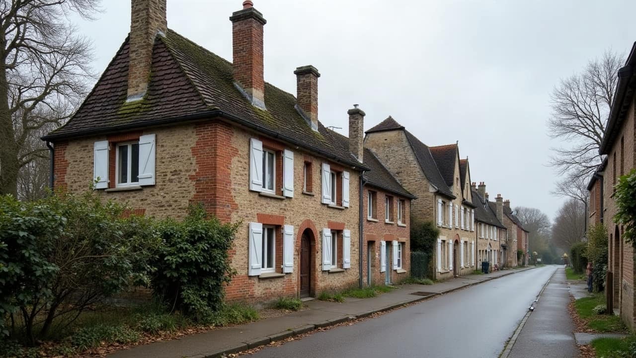 Entrammes : un bourg au bord de la Mayenne, entre bâti ancien et constructions récentes