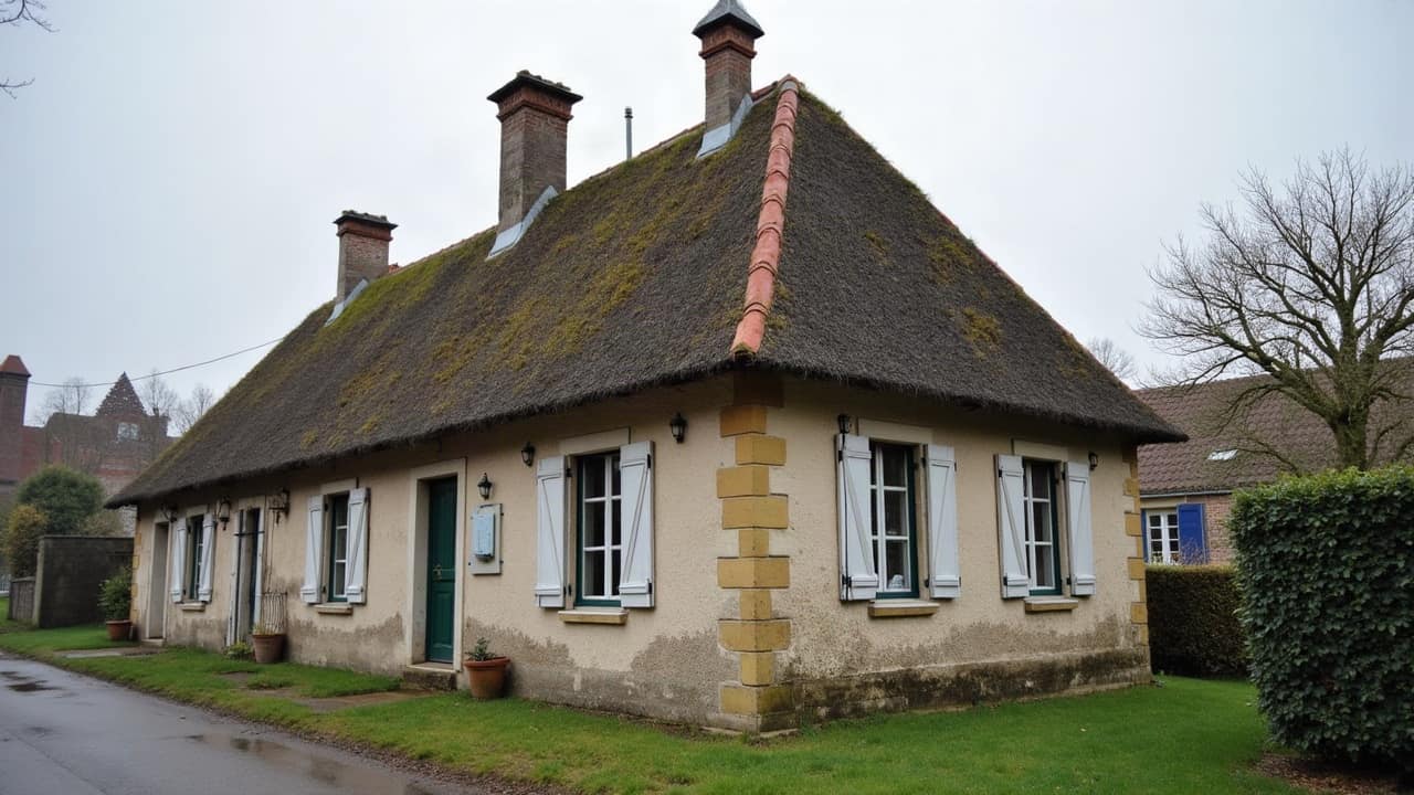 Ce qui est observé en priorité sur une maison du bourg